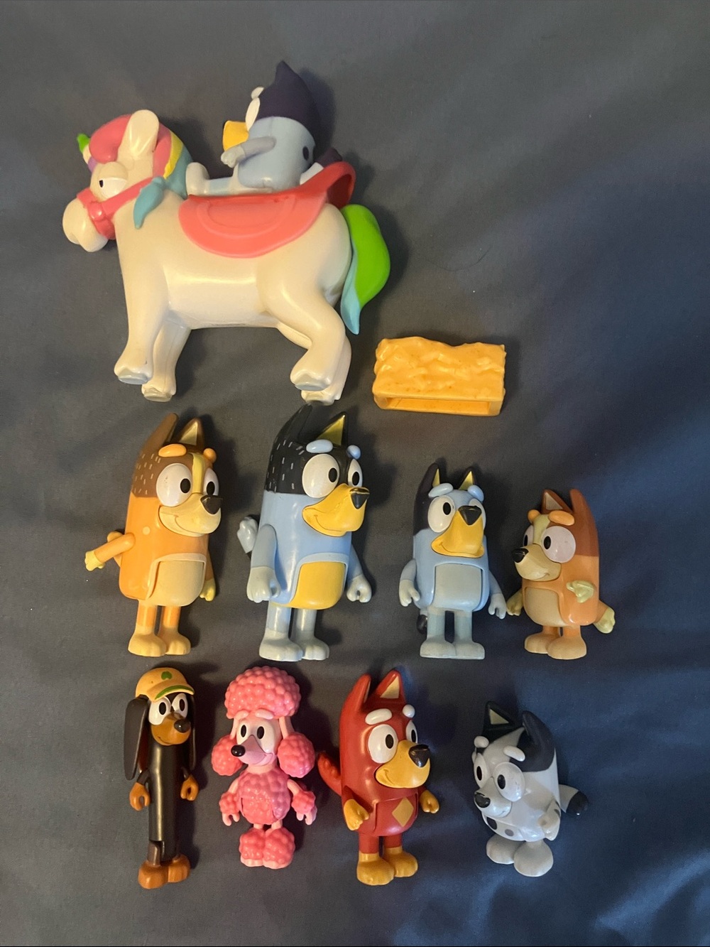 Bluey and Friends Mini Figures Toy Set & Unicorn Set